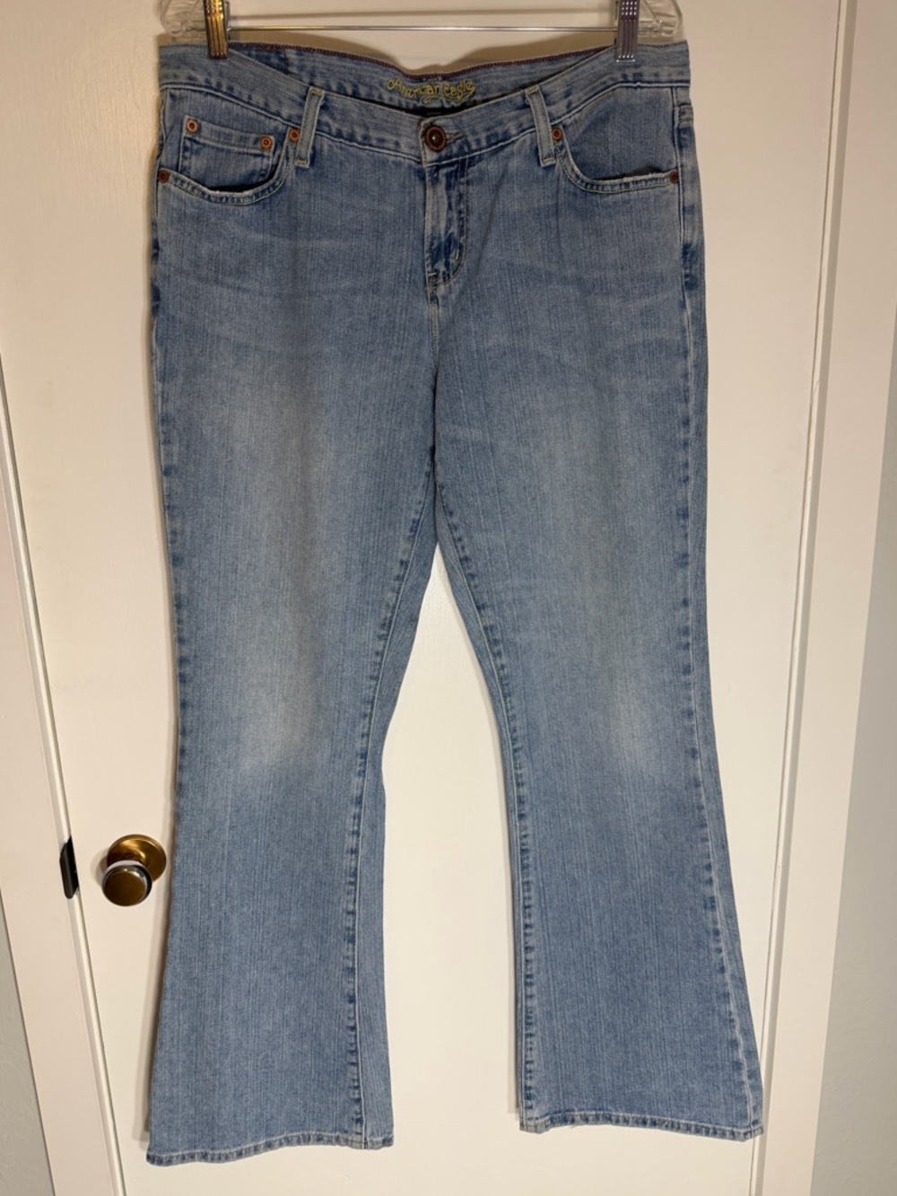 AMERICAN EAGLE Light Blue Women's Bootcut Jeans Size 14